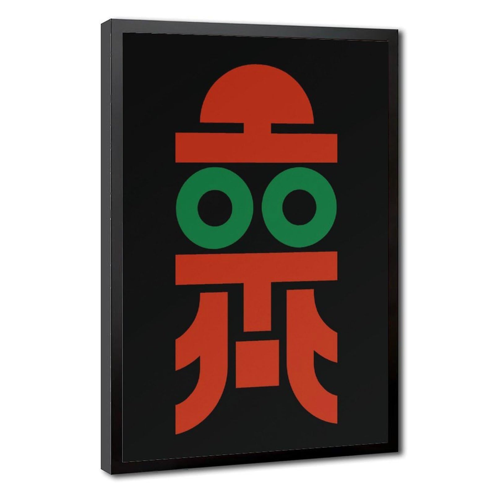 Bareronor Abstract Emerald Eyes Canvas Poster Bedroom Decor Landscape Office Room Decor Gift 24" L X 36" W