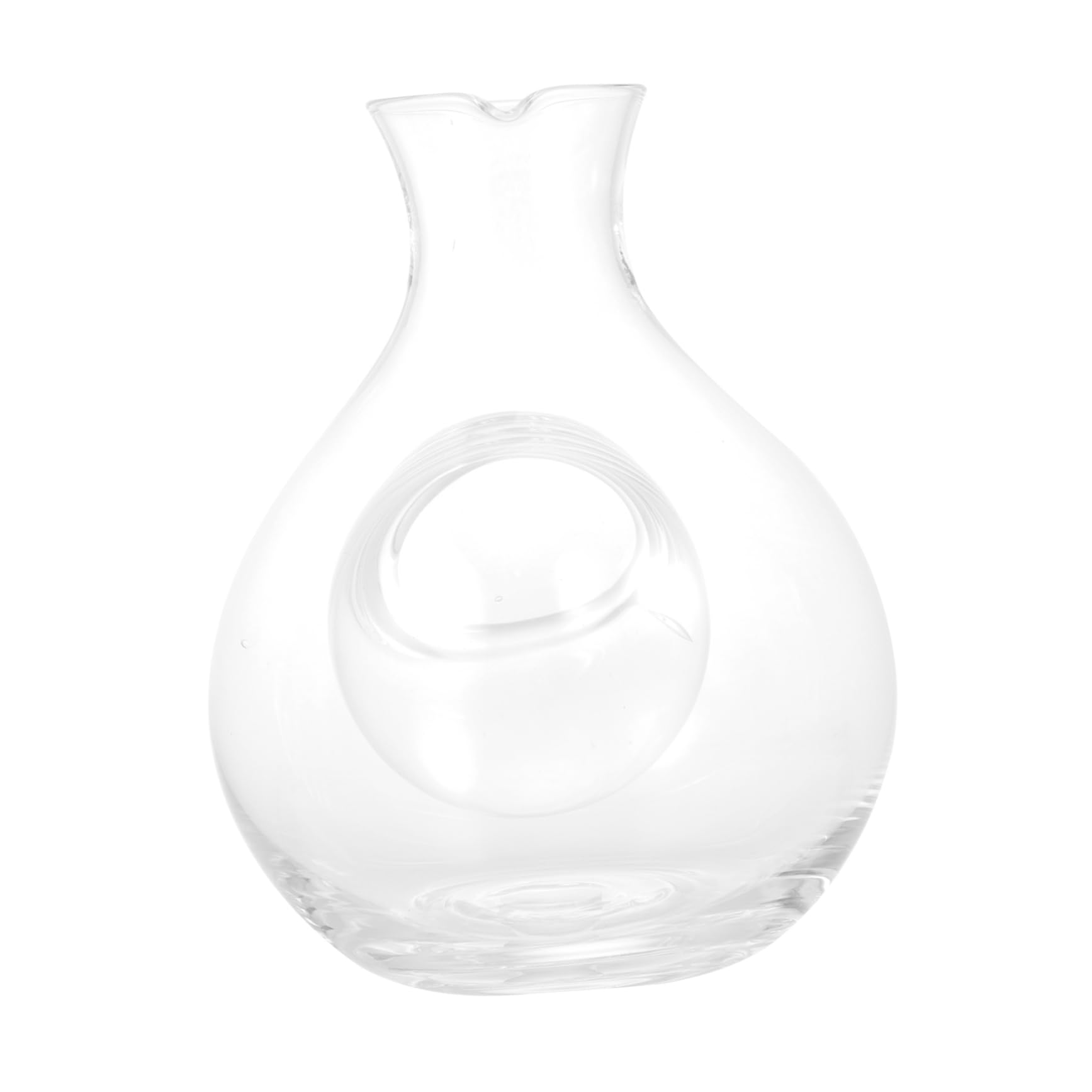 LALADEFIEE Household Glass Decanter Stylish Transparent Ice Wine Separator Fast Decanter for Home Use Elegant Design for Wine Vodka Whiskey Enhance Drinking Experience