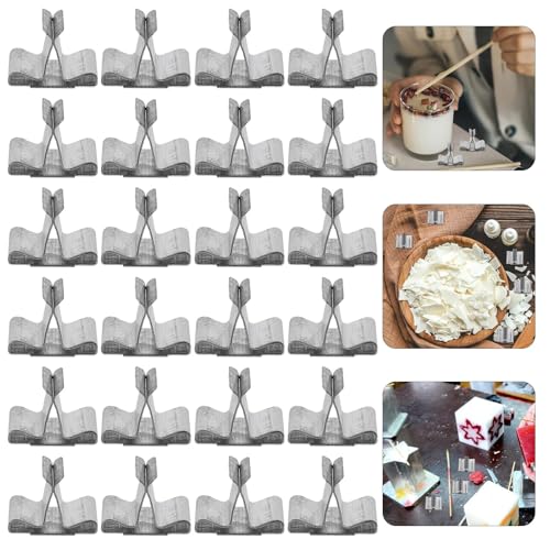 Clips para mechas de velas de hierro 400 pcs miniatura 4