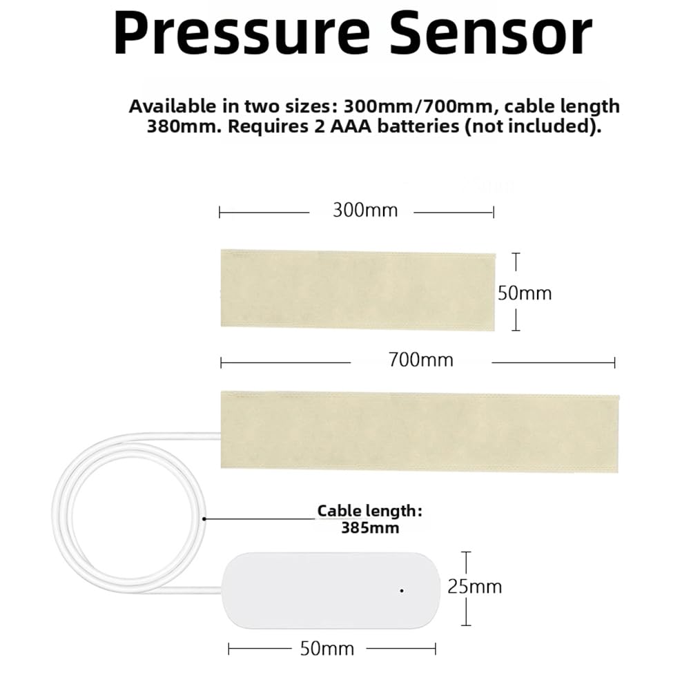 Für Tuya Smart Drucksensor Anwesenheitserkennung, Remote-Erinnerung für Zigbee für Smart Home Automation (70 cm)