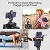 zeadio Phone Tripod Mount, 360° Rotation Phone Holder with Dual Rotatable Cold Shoe & 1/4" Thread Hole, Compatible with Smartphone, Camera Hot Shoe, Tripod, Selfie Stick for Vlogging Video Recording #5