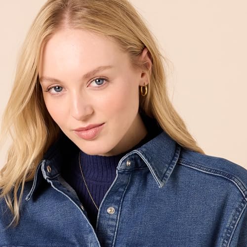 Amazon Essentials Womens Oversized-Fit Heavyweight Denim Shirt Jacket4
