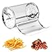ALLOMN Tower Air Fryer Korb, Edelstahl-Turm-Rotisserie-Korb, 360° drehbarer Grillroaster, Trommelofen, runder Gestell, Käfig für Luftfritteuse, Backofen für Erdnüsse, Kaffee, Bohnen, Nüsse, Grill,