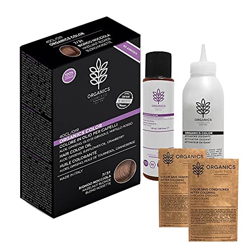 BIONDO NOCCIOLA - Tinta per capelli Organics Color