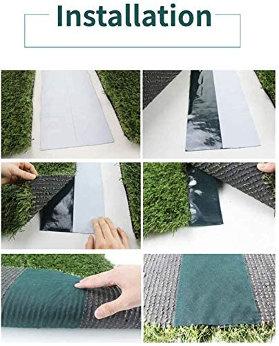 Miniatura 4 de Cinta de césped artificial, cinta de césped sintético autoadhesiva para unir césped sintético, 16.4 pies x 6 pulgadas (16.4 ft x 5.9 in)
