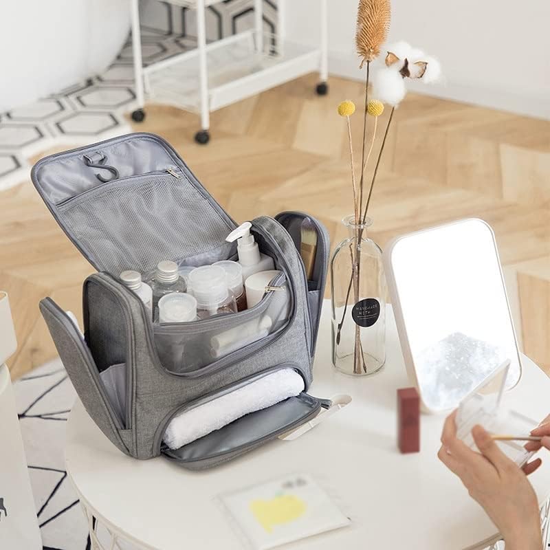 Men Large Makeup Bag Organizer Portable Travel Cosmetic for Make Up Hanging Wash Pouch Beauty Toiletry Kit Women image 5