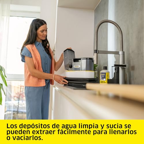 Miniatura 5 de Kärcher lava-aspiradora SE 2 Spot Care, potencia: 450 W, depósito de agua limpia: 1,5 l, superficie: 2,89 m², peso: 4,2 kg, boquilla para tapicerías, boquilla para manchas, limpiador RM 519
