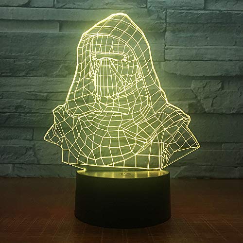 Preisvergleich Produktbild Helm nachtlicht elektronische Folie Farbwechsel tischlampe für kindergeschenke