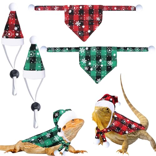 Disfraz Navideño Para Dragón Barbudo Pequeño