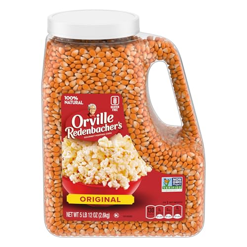 Comparison: Best Kernels For Popcorn Machine 4 Orville Redenbacher's Gourmet Popcorn Kernels, Original Yellow, 5 lb.