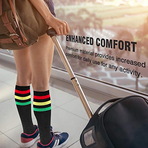 Image of NEWZILL Medical Compression Socks for Women & Men, 20-30 mmHg Knee-High Support for Circulation, All-Day Comfort for Work Travel Running Cycling and Fitness