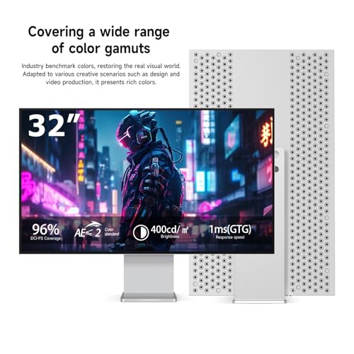 Image of 32 Inch 4K Monitor 120Hz |IPS Black UHD 3840x2160 Computer Monitor | 400nit Brightness | 96% DCI-P3 | 1500:1 Contrast Ratio | HDMI 2.1 & DP1.4 for Designer, Game Player, Video Editing, and Gaming