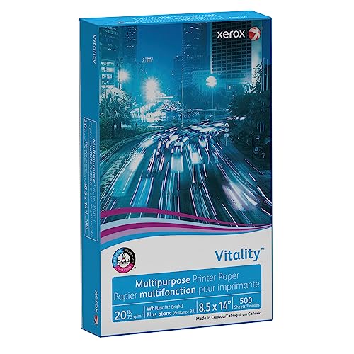 Xerox 3R02051 Vitality Multipurpose Printer Paper, 8 1/2 x 14, White, 500 Sheets/RM image 5