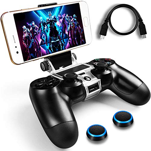 WEPIGEEK PS4 Wireless Controller Phone clip Mount Holder Stand Bracket Compatible with PlayStation