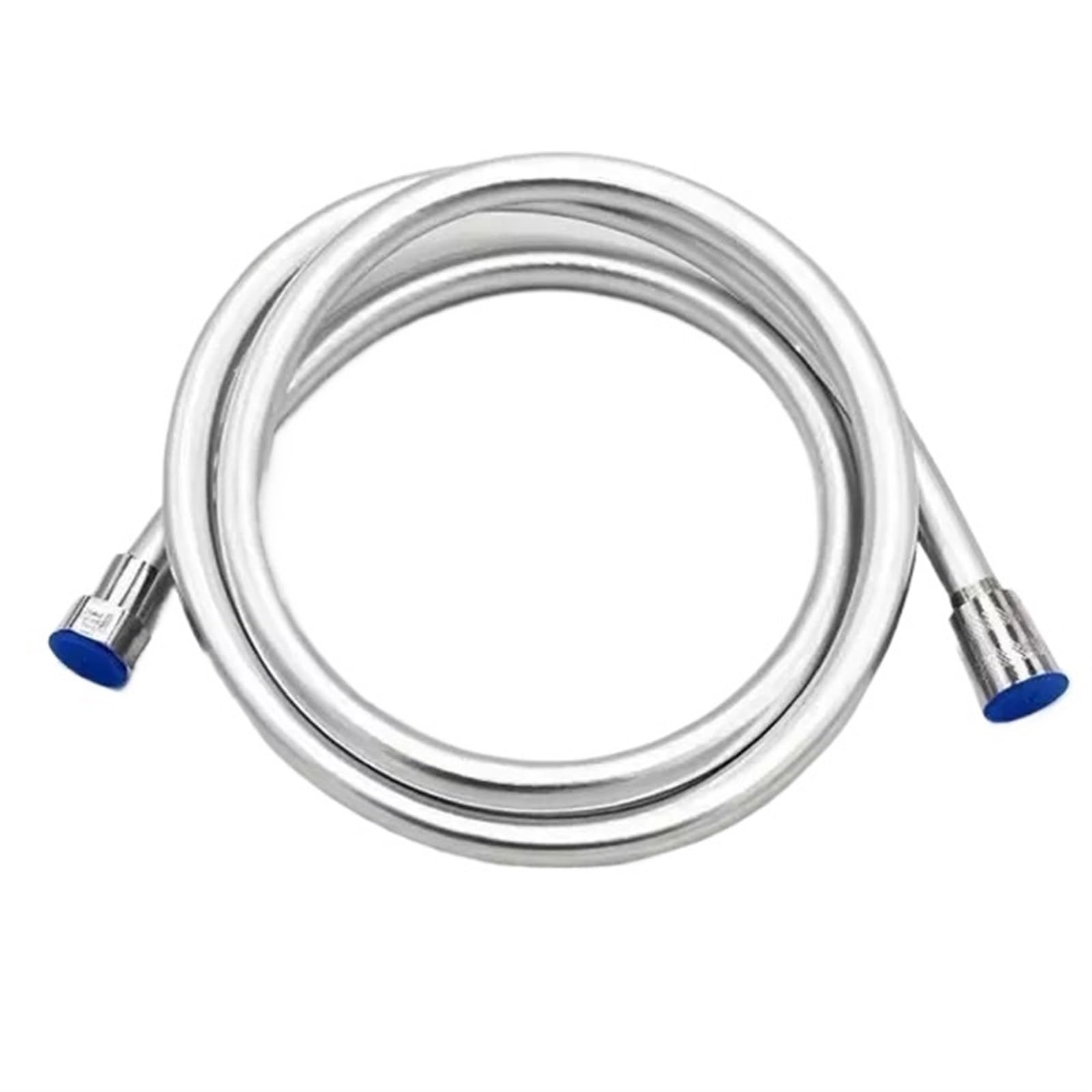 Shower Hose 1.5/2/3.0m PVC Handheld Shower Hose Bathroom GI/2 Universal Interface High Pressure Explosion-Proof Faucet Extension Pipe(Sliver,3.0M)