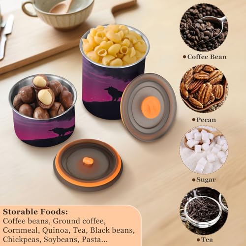 Recipiente hermético para café 500 ml Blueangle acero inox miniatura 5