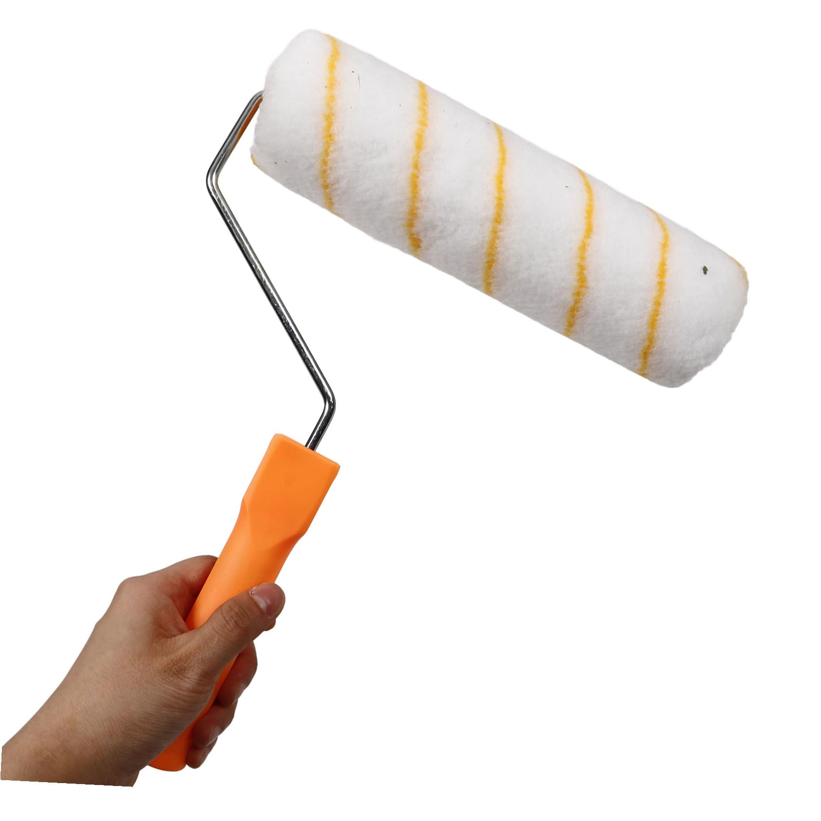 Teles Farbroller-Set mit Edelstahlgriff, präzises Kanten- und Eckzubehör für einfache Reinigung, vielseitig einsetzbar an Wänden und Wänden, ideal für alle Farben