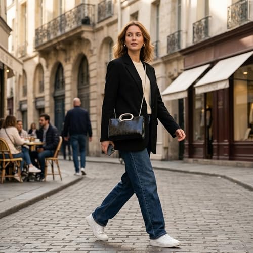Image of Gets Clutch Purses for Women PU Leather Evening Handbag for Formal Wedding Party Clutches Small Crossbody Bag with Chain