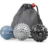 Massage Ball Set for Deep Tissue Massage, Muscle Recovery and Myofascial Release, Spiky Ball / Foam...