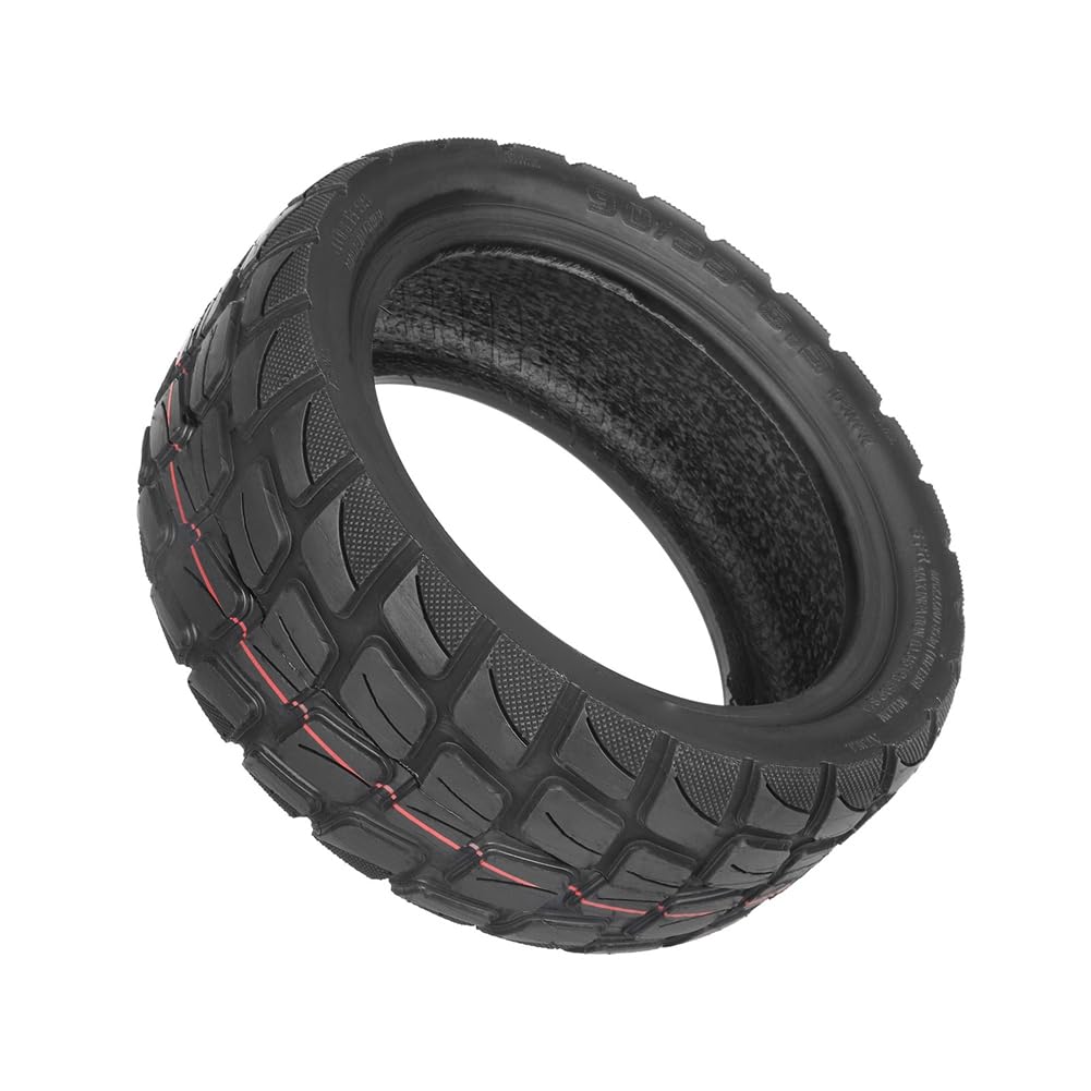11 Pouces TUOVT Pneu épais résistant à l'usure 90/55-6,5 pour scooter électrique, conduite tout-terrain, pneu tubeless