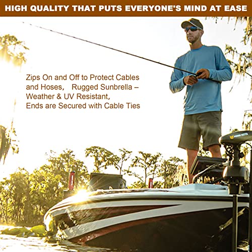 Trolling Motor Sleeve,48 Inch Trolling Motor Sleeve Management Sleeve