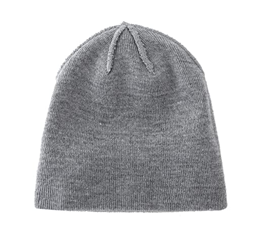 Image of Home Prefer Mens Winter Hats Acrylic Knit Cuff Beanie Cap Warm Womens Beanie Hat