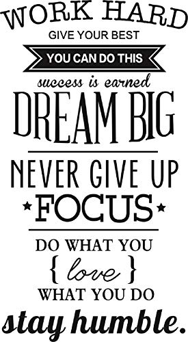 Wall Sticker Of English Family/House Rules/Quotes/Saying Dream Big Inspiration Quotes, Diy Home Decoration Wall Art Decor Decal #TOP2