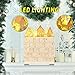 CCINEE Christmas Wooden Advent Calendar with 24 Storage Drawers, Countdown to Christmas Decoration with LED Lights Large Size Xmas Countdown Calendar for Holiday Decoration（ Upgraded）