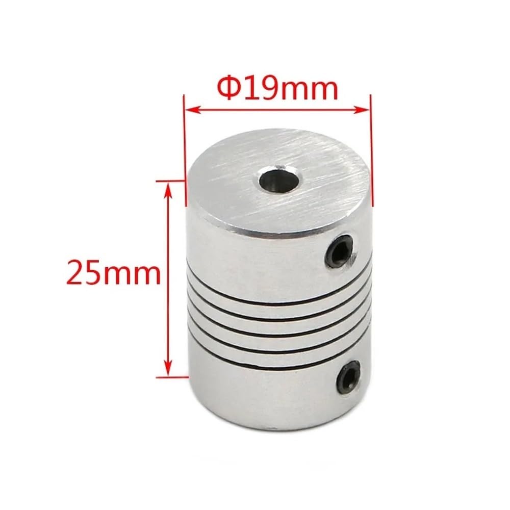 Raccord universel pour machine-outil CNC 5 mm à 8 mm 19 x 25 mm 3/4/5/6/6.35/7/8/10 mm (7 x 7)