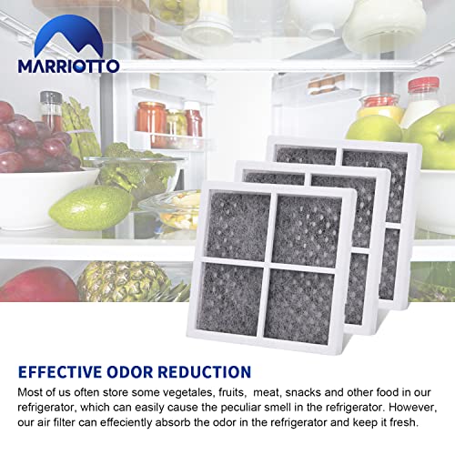 Marriotto Lt120F Refrigerator Air Filter Replacement, Compatible With Lg Kenmore 469918 Air Filter, Adq73334008, 795, Adq73214402, Adq73214404, 9918 Refrigerator Air Filter, 3 Pack #TOP2