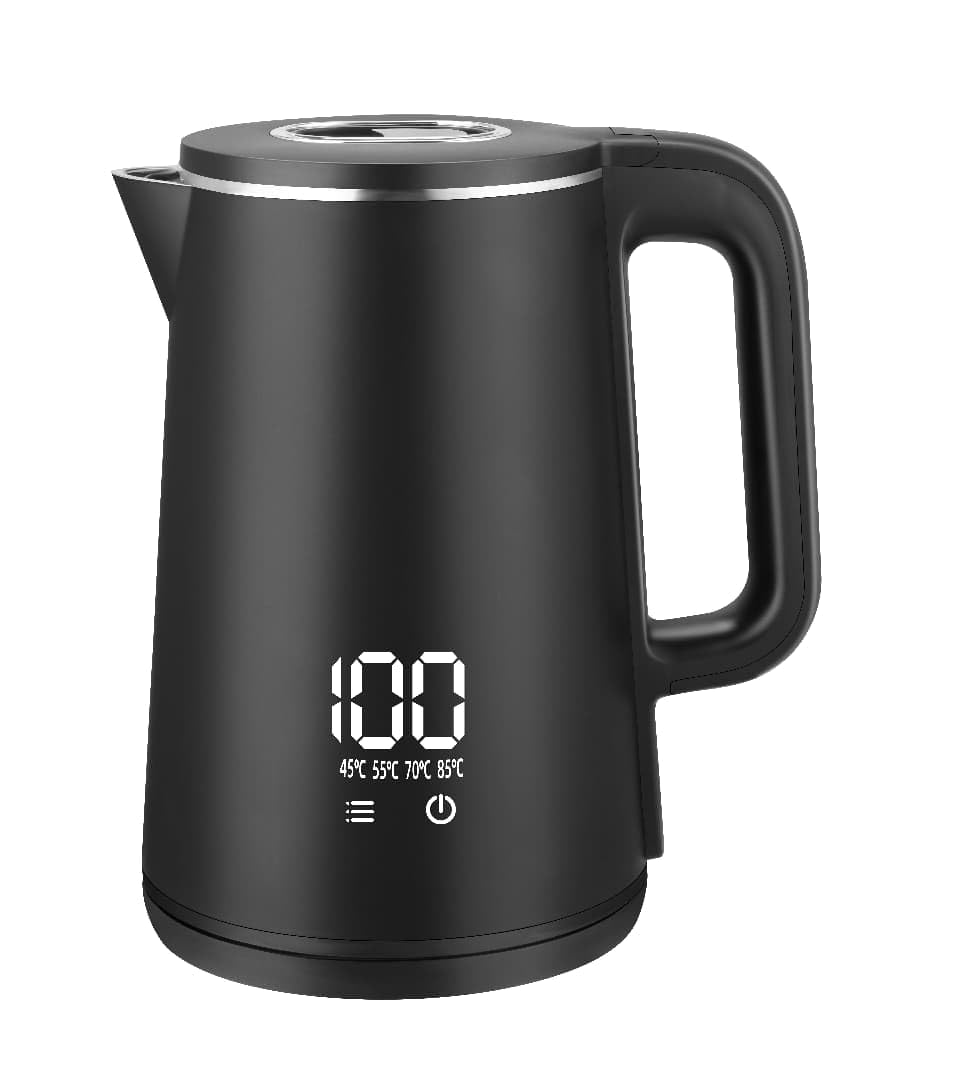 Docoss Electric Kettle 1.8L | 4 Preset Modes & Live Temperature Display | Elegant Cool Touch Design, 360° Swivel Base | Fast Boil, Auto Shut-Off, Overheat Protection-image-12