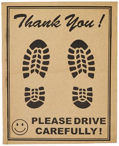 GLUN Car Disposable Foot Mat 100 Piece, Universal Size 49X38 Cm Car Foot Mats Paper Mats for All Cars, Trucks & SUV Pack of 100, Brown (B0D49KRGF6) Amazon Price History, Amazon Price Tracker