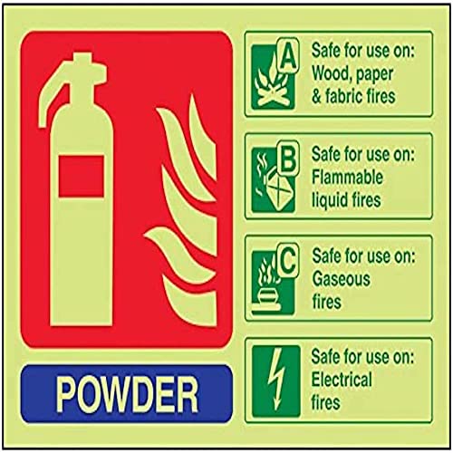 Vsafety 11017 al-g cartello estintore, polvere ID