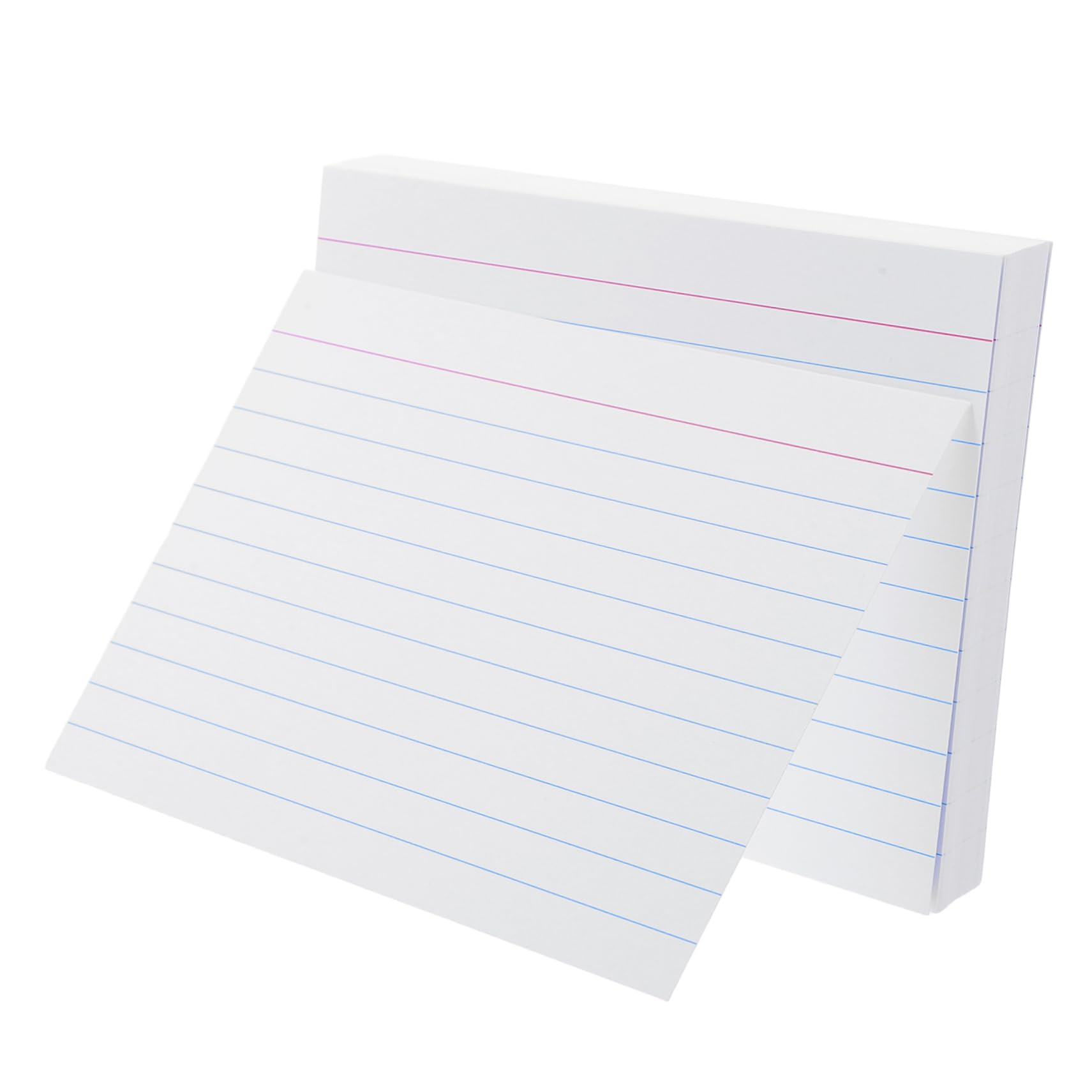200 Linierte Karteikarten aus Papier mit 4 Zoll Weiße Kleiner Karteikarten zum Lernen für Büro Notizen für Präsentationen und Abschlussatmosphäre