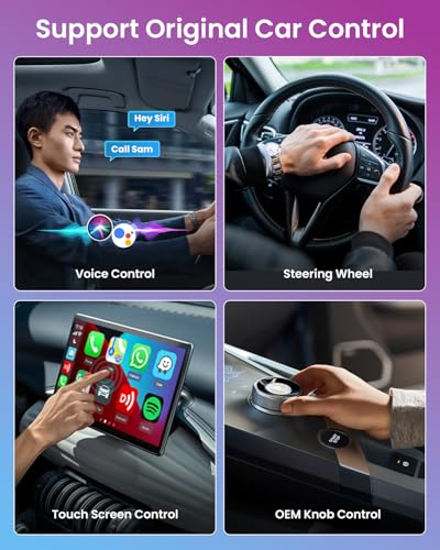 Image of Carlinkit MINI Ultra Wireless CarPlay Android Auto Adapter, Esay to Hide, Stable Connetion, Work with USB-A /Type-C Port, Retain Original Controls & Audio (Deep Blue)