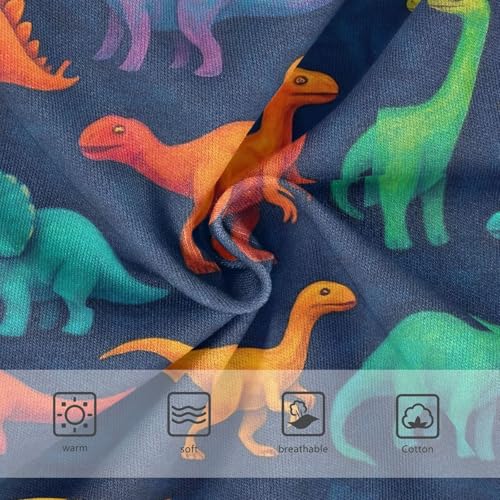 Joisal Print Toddler Underwear Floral 2t Cotton Cute Panties Girl Colorful Dinosaurs Dark Blue Kids Undies Briefs3