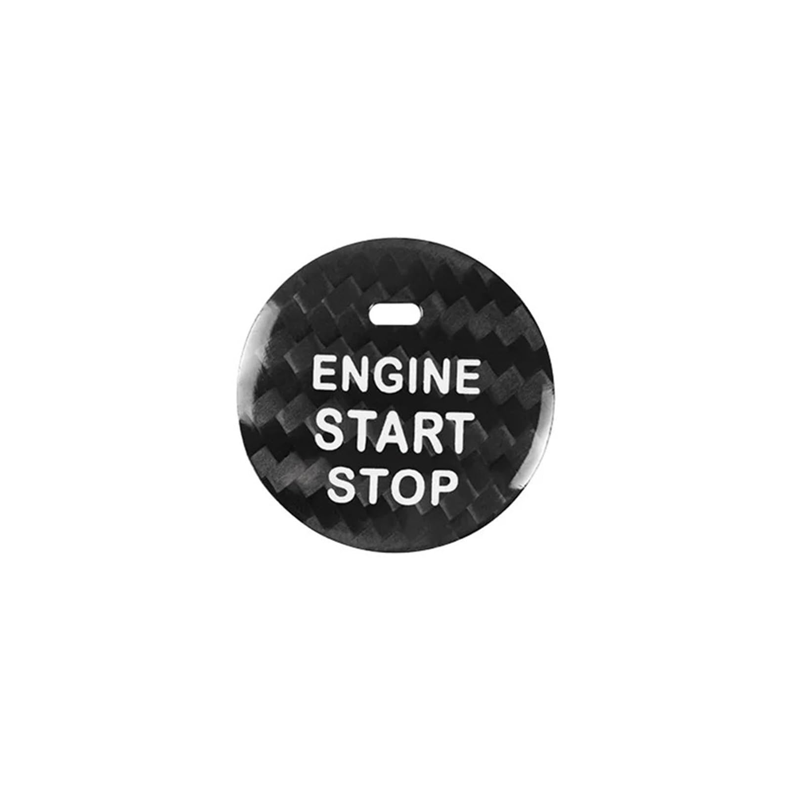 Sticker bouton start stop carbone Lexus IS pour personnaliser l'intérieur auto - 5