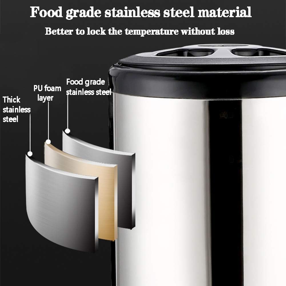 Presentazione del nostro versatile distributore di acqua calda, progettato per gli appassionati di caffè e tè che apprezzano la qualità e la convenienza. Con opzioni di capacità che vanno da 6L a 20L