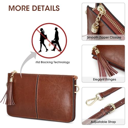 Kattee Leather Crossbody Bags for Women Trendy, Small Shoulder Purses and Handbags with Adjustable Strap4