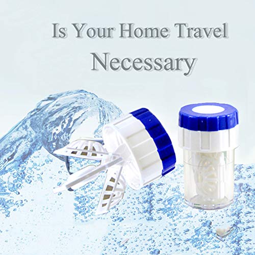 Visions India Spin & Clean Anti Bacetria Leak Proof Contact Lens Storage Case. (2 Pcs) 4