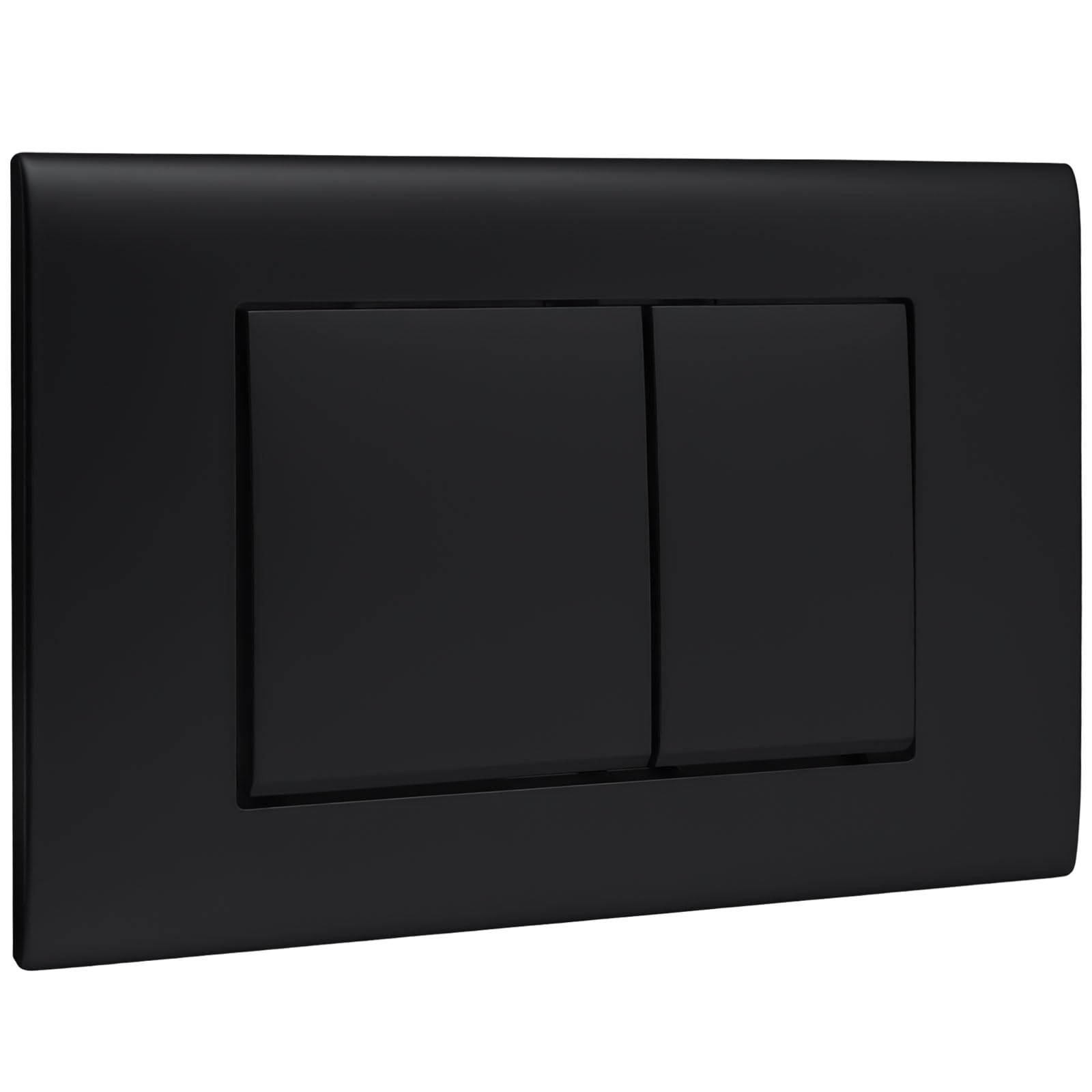 Placca di Comando WC,Compatibile con Geberit Sigma Gamma, UP300 e UP320, silenzioso, durevole e risparmiatore d'acqua, dimensioni 246x164 mm | Opaco（nero）