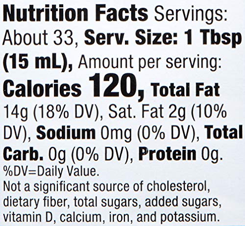 AmazonFresh Organic Extra Virgin Olive Oil, 16.9 fl oz (500mL)