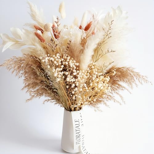 Dried Flower Bouquet (No Vase) | 17'' Mini Boho...