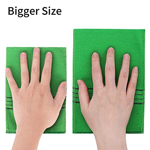 Molain 5Pcs Asian Exfoliating Washcloth Italy Towel Korean Exfoliating Mitt Dual-Sided Exfoliating Glove For Removing Dead Skin Callus Scrubbing Shower Spa Scrub Mitt Bath Accessories - Cosy Home Interiors Molain 5Pcs Asian Exfoliating Washcloth Italy Towel Korean Exfoliating Mitt Dual-Sided Exfoliating Glove For Removing Dead Skin Callus Scrubbing Shower Spa Scrub Mitt Bath Accessories - Image 4