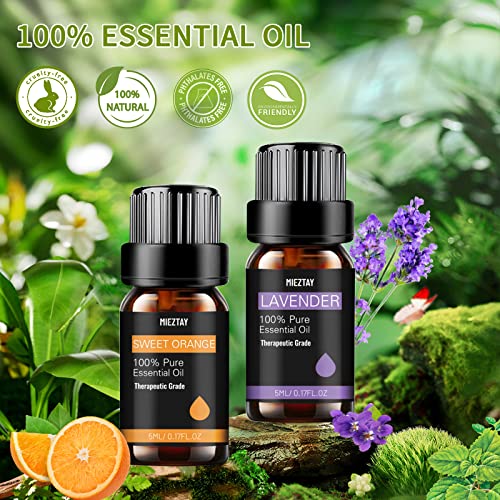 Essential Oils Set - 16 Pcs Premium Essential Oil Kit For Candle Making, Diffusers, Massages, Aromatherapy, Skin Care - Lavender, Eucalyptus, Peppermint, Tea Tree Aromatherapy Oils #TOP2