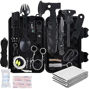 Survival Kit 18 in 1, Professional ...
