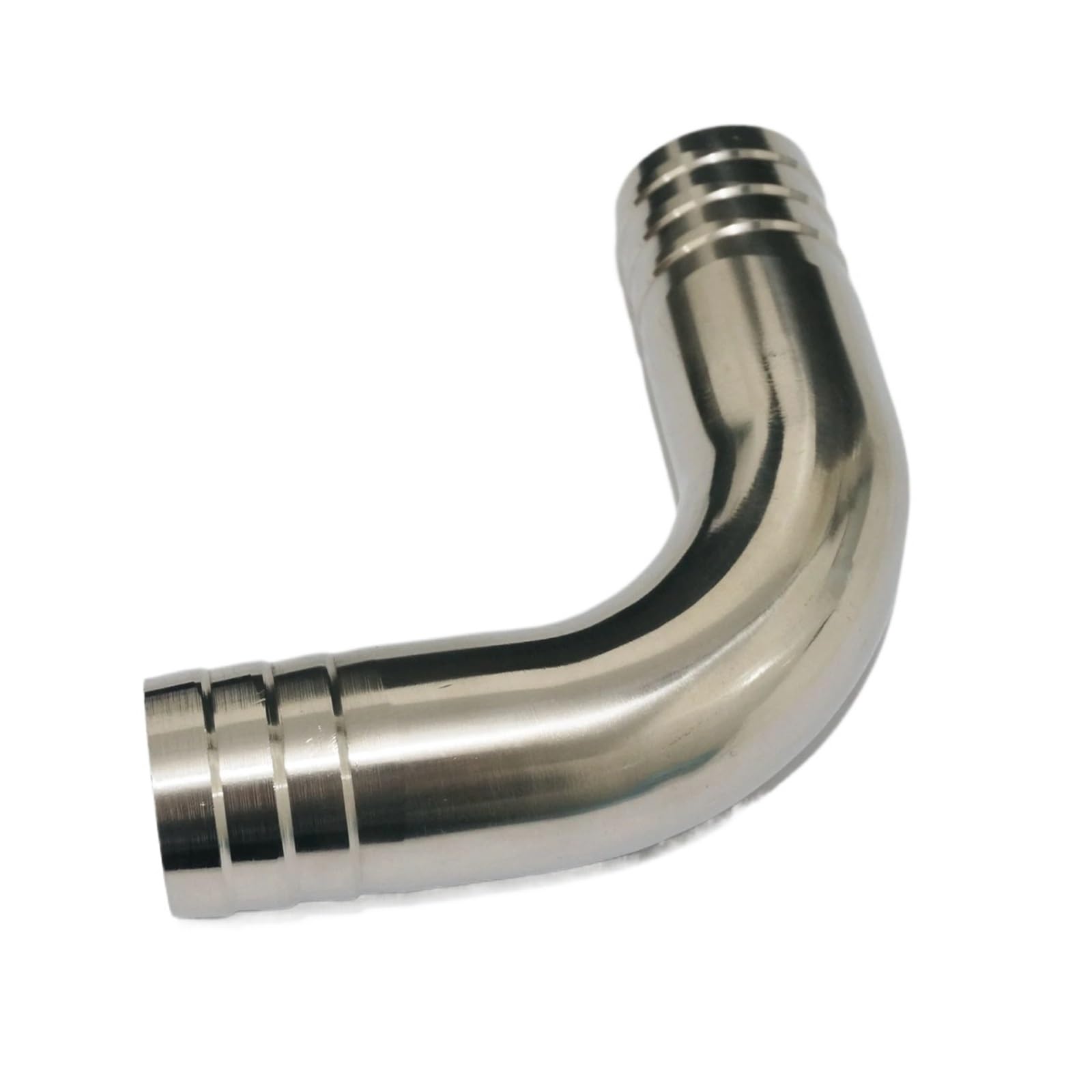 304 Stainless Steel 90 Degree Elbow Pipe Connector Barbed for 38mm 1.5" ID Hose