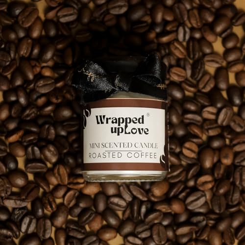 Image of Mini Scented Candles (Roasted Coffee And Peppermint Eucalyptus) Pack Of 2, Wax