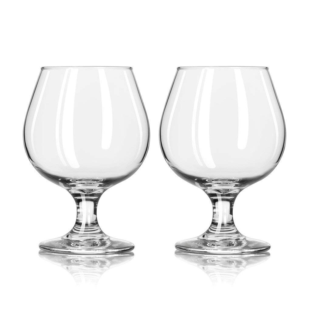 Brandy Glasses - Passaro Clear Glass Set -10