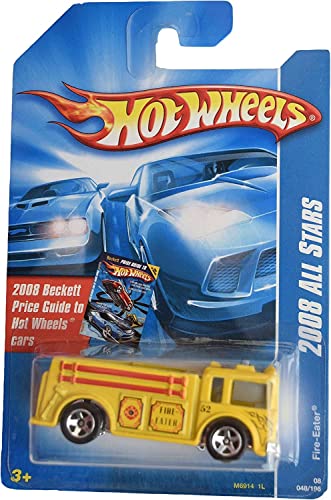 HOT WHEELS 2008 ALL STARS FIRE-EATER YELLOW 48/196